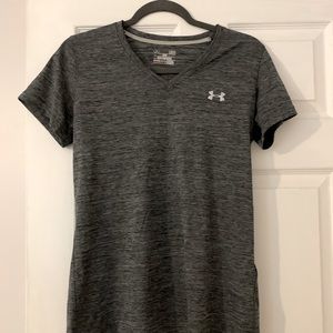 Gray Under Armour V Neck Shirt